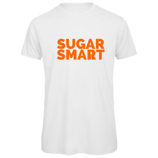 Sugar Smart - Organic T-Shirt - White Regular Fit Thumbnail